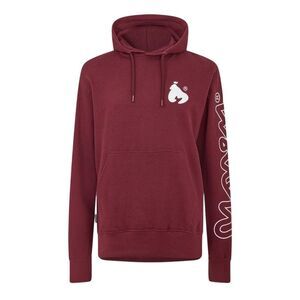 Money Mens Logo Polycotton  Hoodie / Red